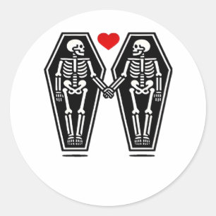 Till Death Do Us Together – Knows No Classic Classic Round Sticker