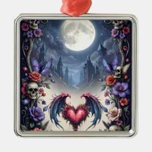 Till Death & Moonlight Bind Us. Metal Tree Decoration