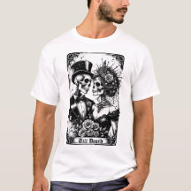 Till Death Newlywed Tarot Card Relaxed T-Shirt