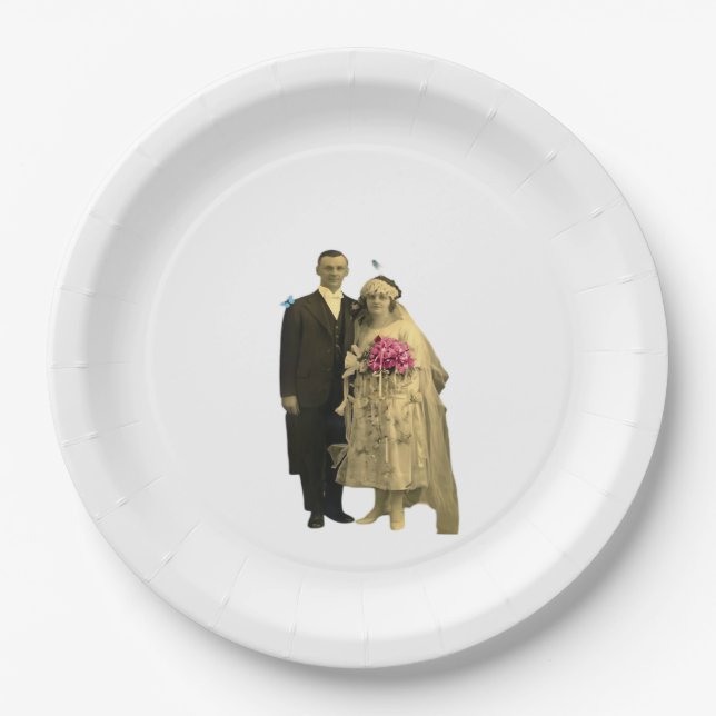Till Death Us Do Part Classic Meme Paper Plate (Front)