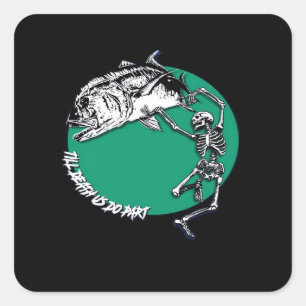 Till Death Us Do Part Classic Square Sticker