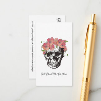 Till Death Us Do Part - Skull Weddings Enclosure Card