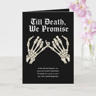  Till Death We Promise Card