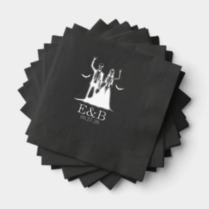 Till Death Wedding Foil Napkins