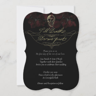 Till Death Wedding Invitations