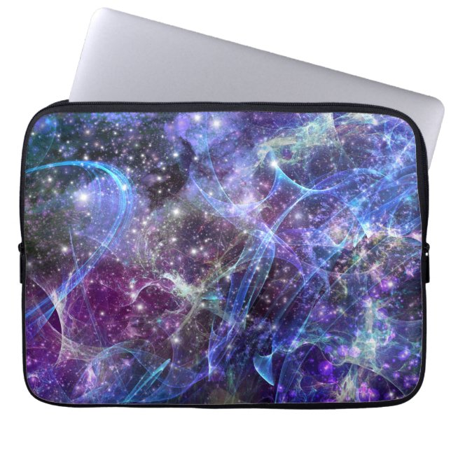 till the end of time, galactic space scape : laptop sleeve (Front)
