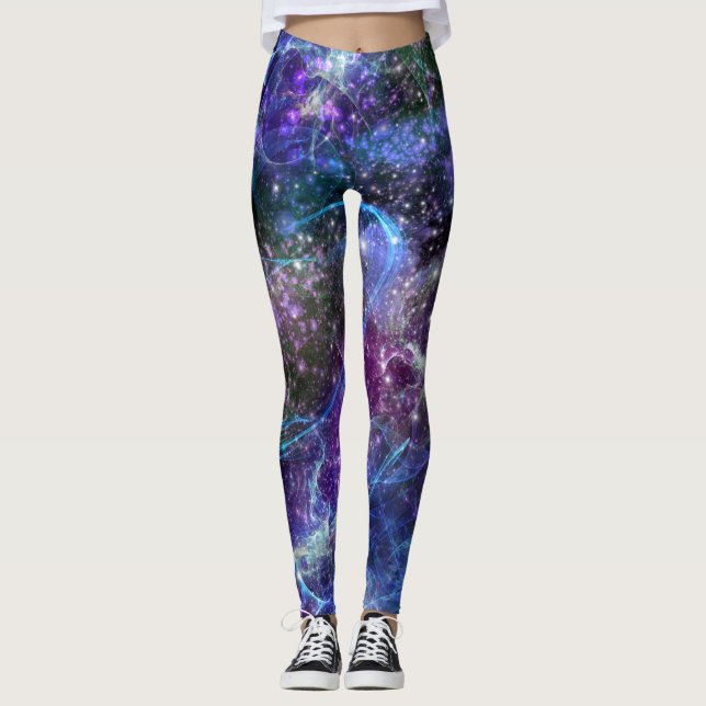till the end of time, galactic space scape : leggings (Front)
