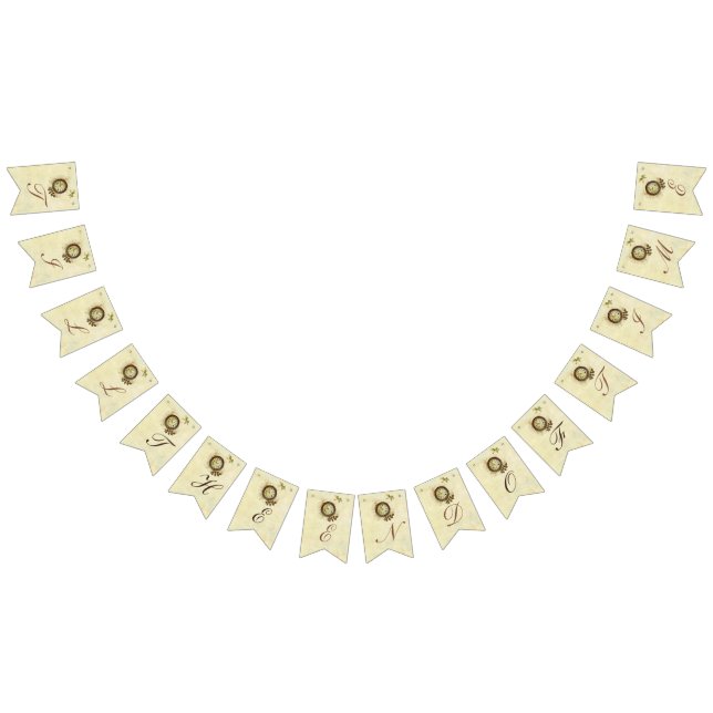 Till The End of Time Victorian Wedding/Anniversry Bunting (All)