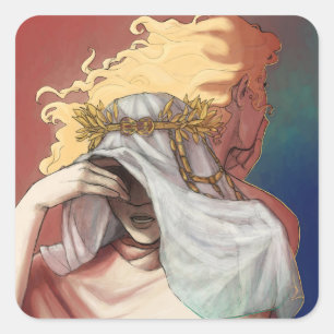 Till We Have Faces - Orual and Psyche Square Sticker