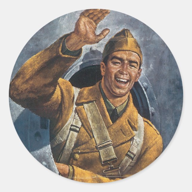 Till We Meet Again Classic Round Sticker (Front)