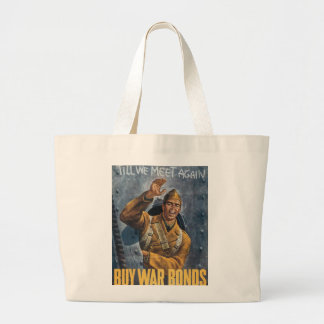 Till We Meet Again Large Tote Bag