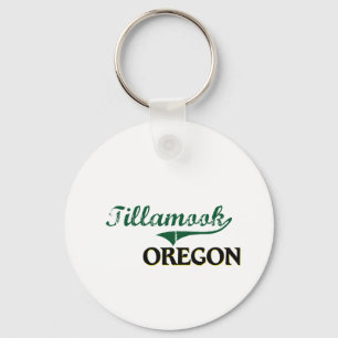 Tillamook Oregon Classic Design Key Ring