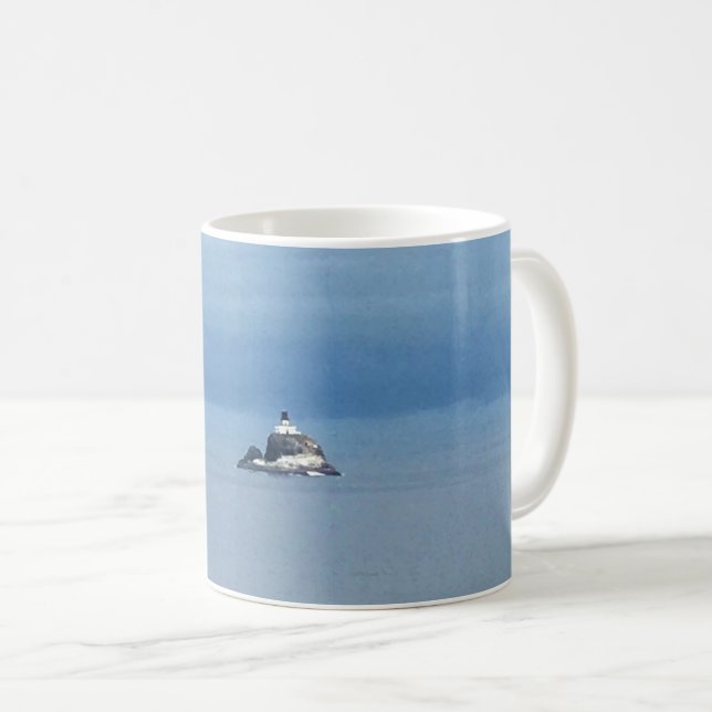 Tillamook Rock Light, Oregon Coast Coffee Mug (Front Right)