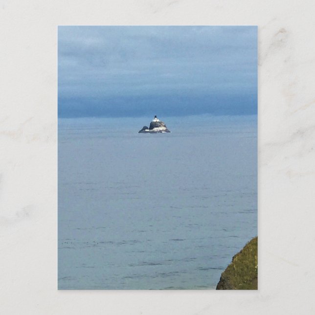 Tillamook Rock Light, Oregon Coast Postcard (Front)