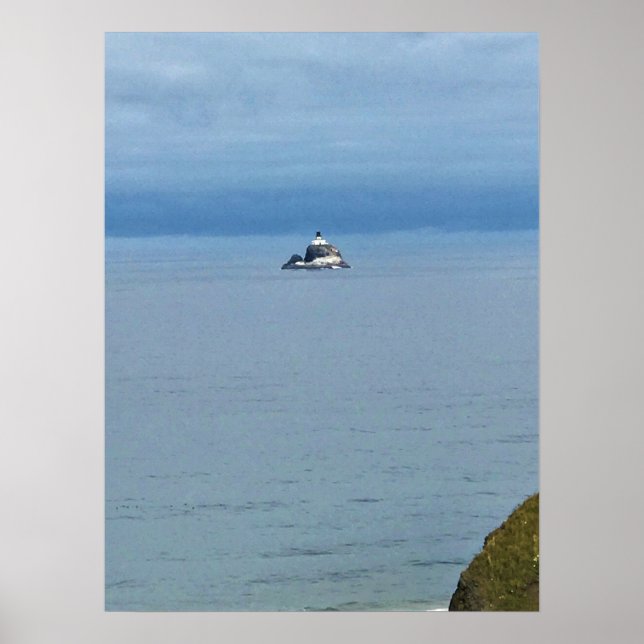 Tillamook Rock Light, Oregon Coast Poster (Front)