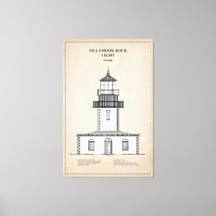 Tillamook Rock Lighthouse - Oregon - SBD Canvas Print