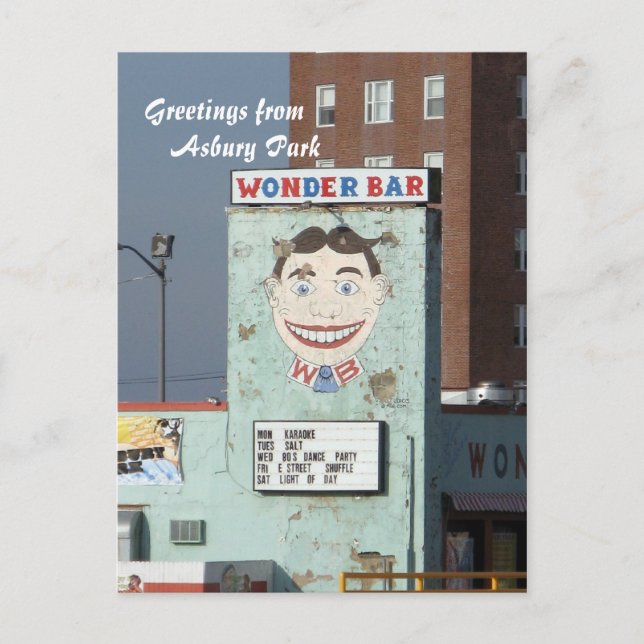 Tillie / Wonder Bar in Asbury Park NJ Postcard (Front)