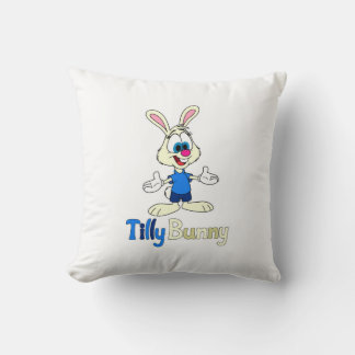 Tilly Bunny Throw Pillow