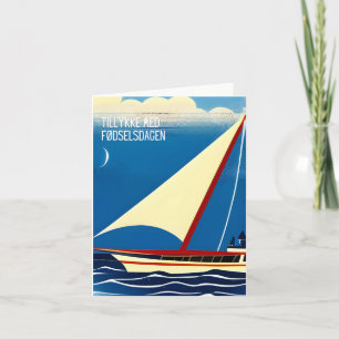 Tillykke med fødselsdagen, Danish happy birthday Card