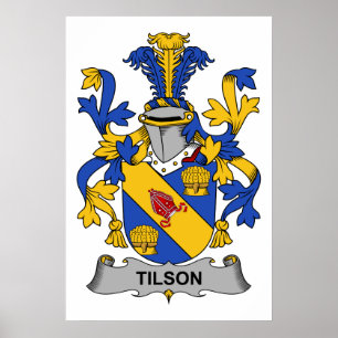 Tilson Family Crest Poster