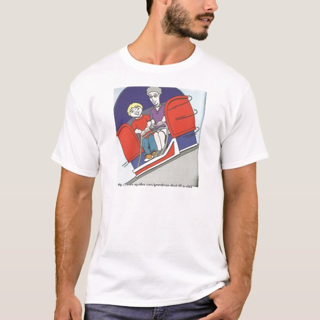 Tilt-a-Whirl with Grandma T-Shirt (Front)