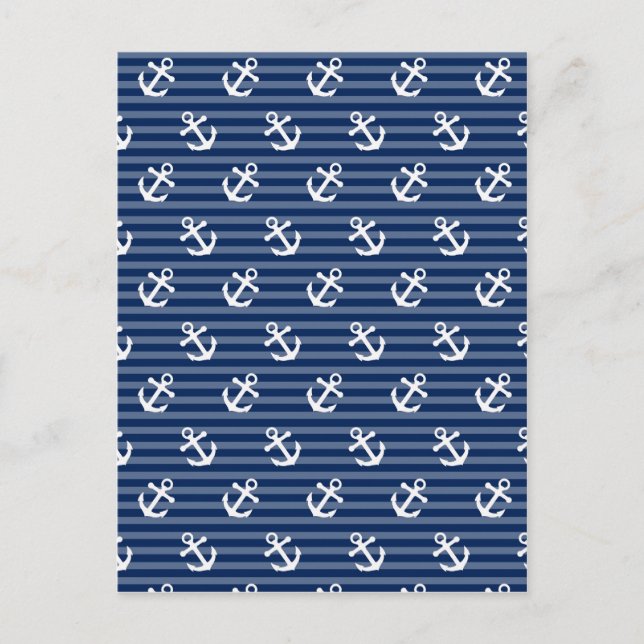 Tilted Anchors Postcard (Front)