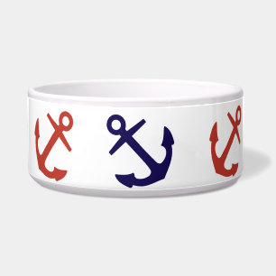 Tilted Nautical Anchor Pattern