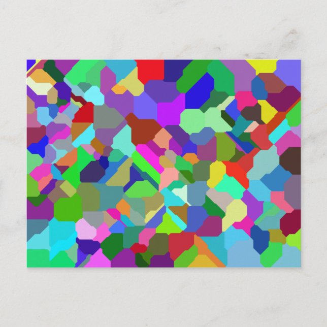 Tilted Tile Postcard (Front)