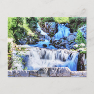 Tilted Waterfall HDR Postcard