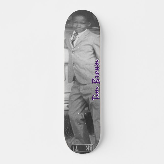 TIM  BROWN    JMT 7 3/4" Skateboard Deck (Front)