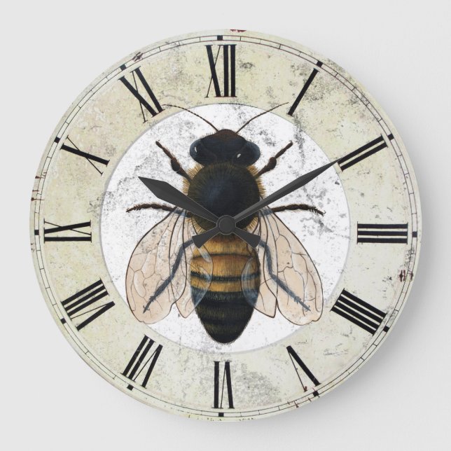 Tim Campbell's Honey Bee Wall Clock (Front)