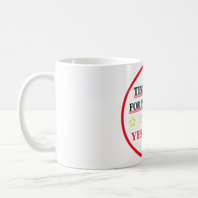 Tim Dillon For President Campaign Merch Coffee Mug (Left)