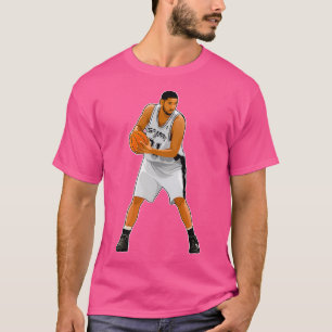Tim Duncan 21 Hold The Ball T-Shirt