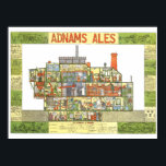 Tim Hunkin's Adnams Brewery poster<br><div class="desc">I was asked to draw this poster of Adnams brewery in 1976. I spent three weeks there working on it and had a really great time. So much so that I moved from London to Suffolk soon afterwards. The brewery still looks much the same from the outside today, but inside...</div>