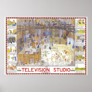 Tim Hunkin's TV studio poster