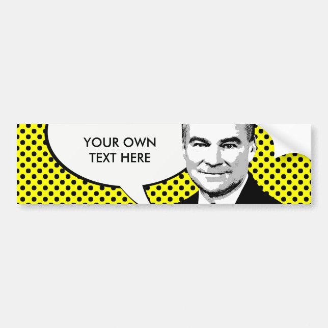 Tim Kaine 2016 Bumper Sticker (Front)
