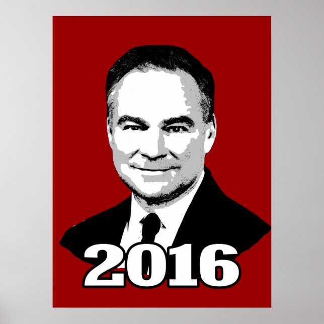 Tim Kaine 2016 Poster (Front)