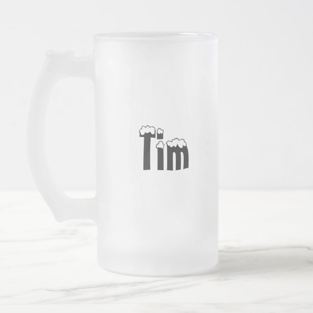 Tim-Name Style-Frosted Mug (Left)