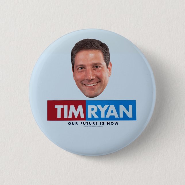 Tim Ryan for President 2020 6 Cm Round Badge (Front)