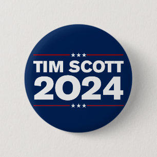 Tim Scott 2024 6 Cm Round Badge
