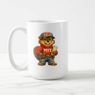 Tim the Beaver – Ghibli‑Inspired Mascot Coffee Mug