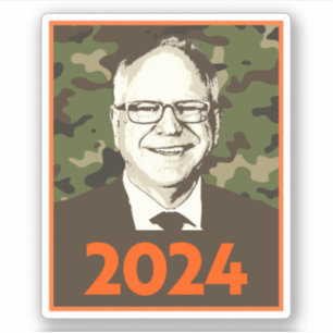 Tim Walz 2024 Hope in Camouflage