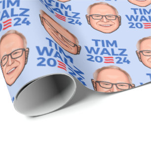 Tim Walz 2024 Wrapping Paper