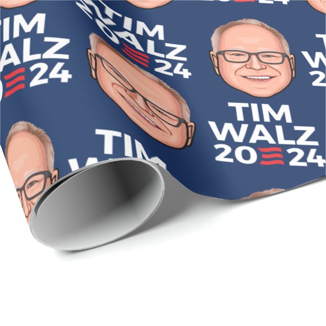 Tim Walz 2024 Wrapping Paper (Roll Corner)