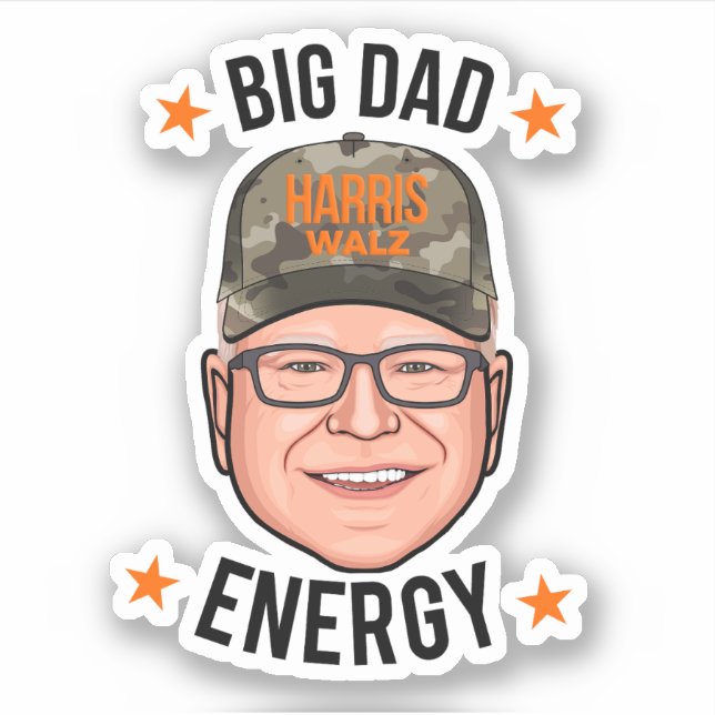 Tim Walz Big Dad Energy (Front)