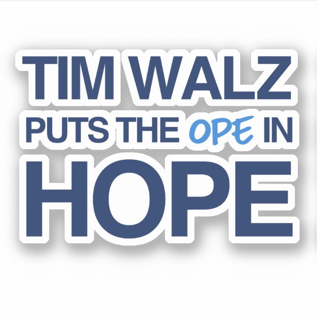Tim Walz Fan Club (Front)