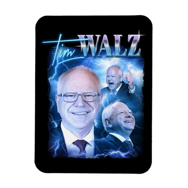 Tim Walz Retro 90s Magnet (Vertical)