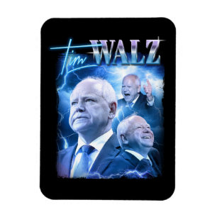 Tim Walz Retro 90s Style Magnet