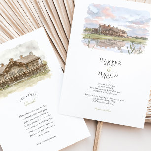 Timber Banks Wedding & Banquet Centre Invitation