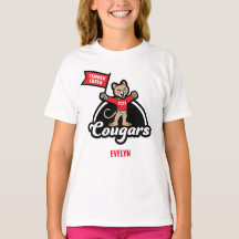 Timber Creek Elementary Cougar Mascot T-Shirt